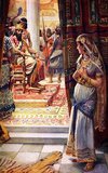 Esther (Hebrew: אֶסְתֵּרr), born Hadassah, is the eponymous heroine of the Biblical 'Book of Esther'.<br/><br/>

According to the Bible, she was a Jewish queen of the Persian king Ahasuerus. Ahasuerus is traditionally identified with Xerxes I (r. 486-465 BCE) during the time of the Achaemenid empire. Her story is the basis for the celebration of Purim in Jewish tradition.